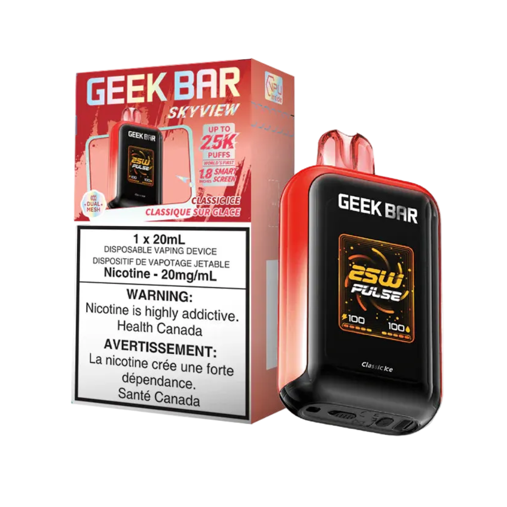 GEEK BAR Skyview Classic Ice 25K Puffs 20ml (Pack of 5)