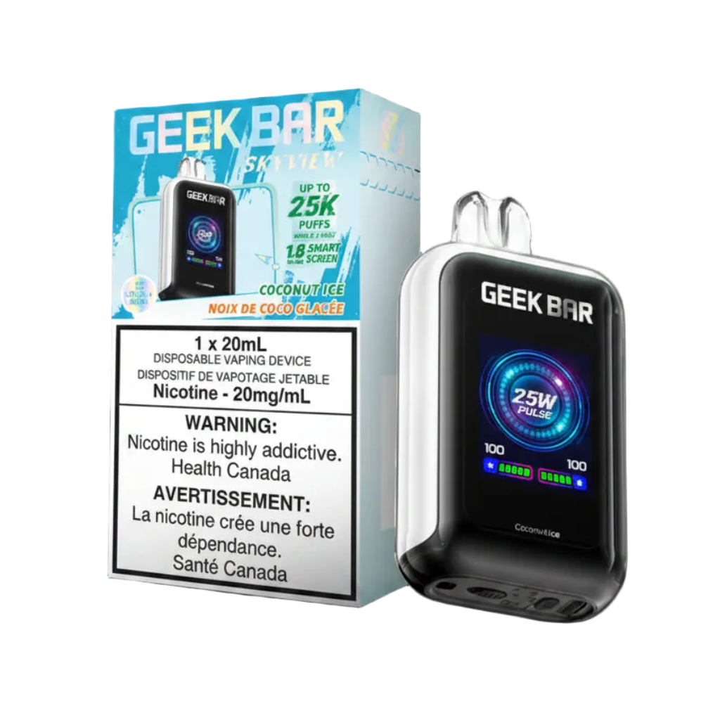 GEEK BAR Skyview Coconut Ice 25K Puffs 20ml (Pack of 5)