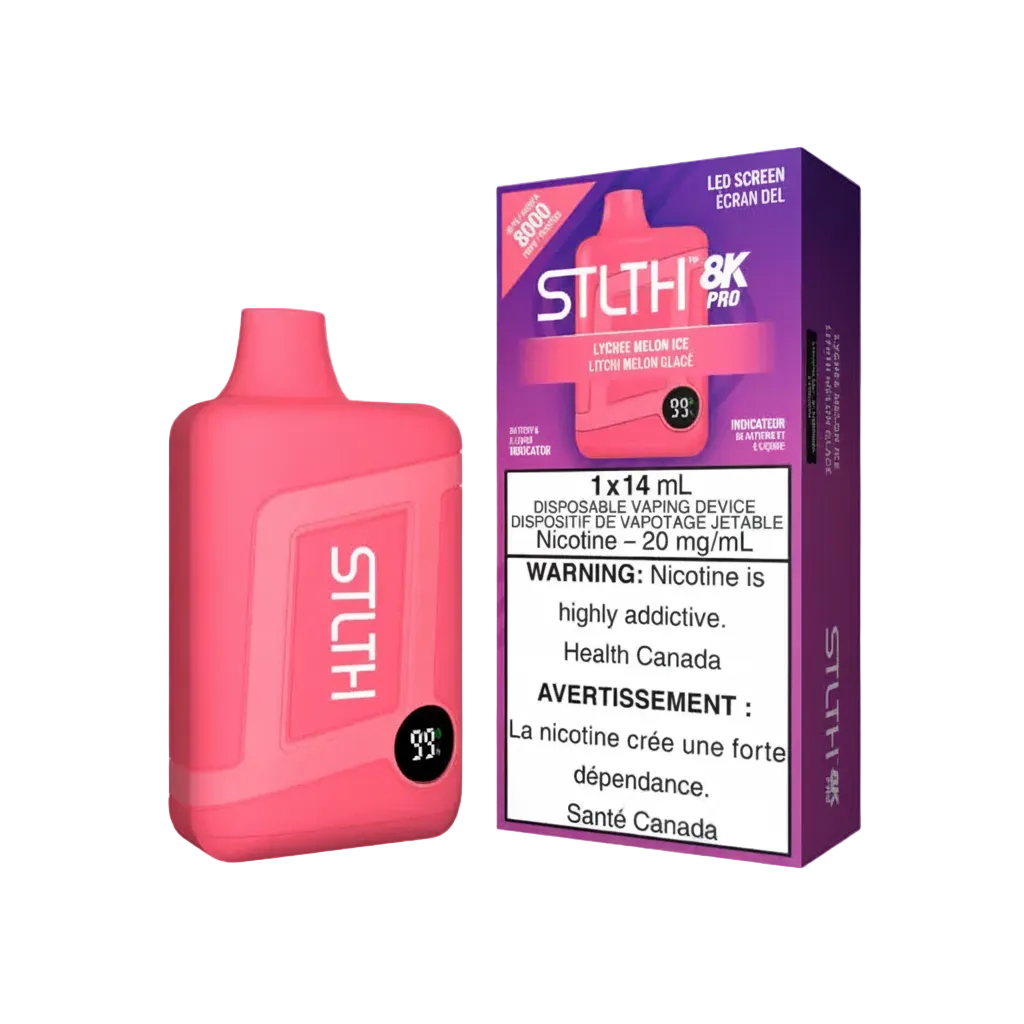 STLTH 8K Pro Lychee Melon Ice 14ml (Pack of 5)