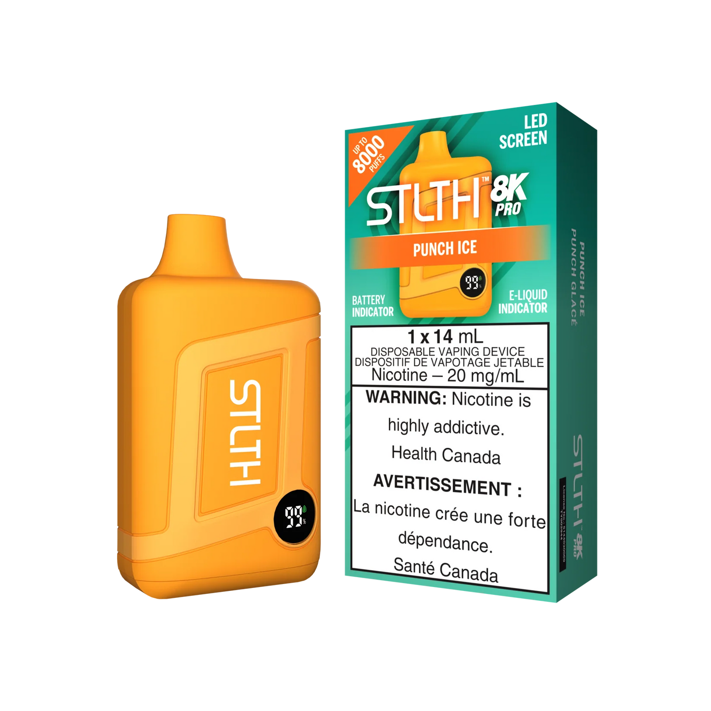 STLTH 8K Pro Punch Ice 14ml (Pack of 5)