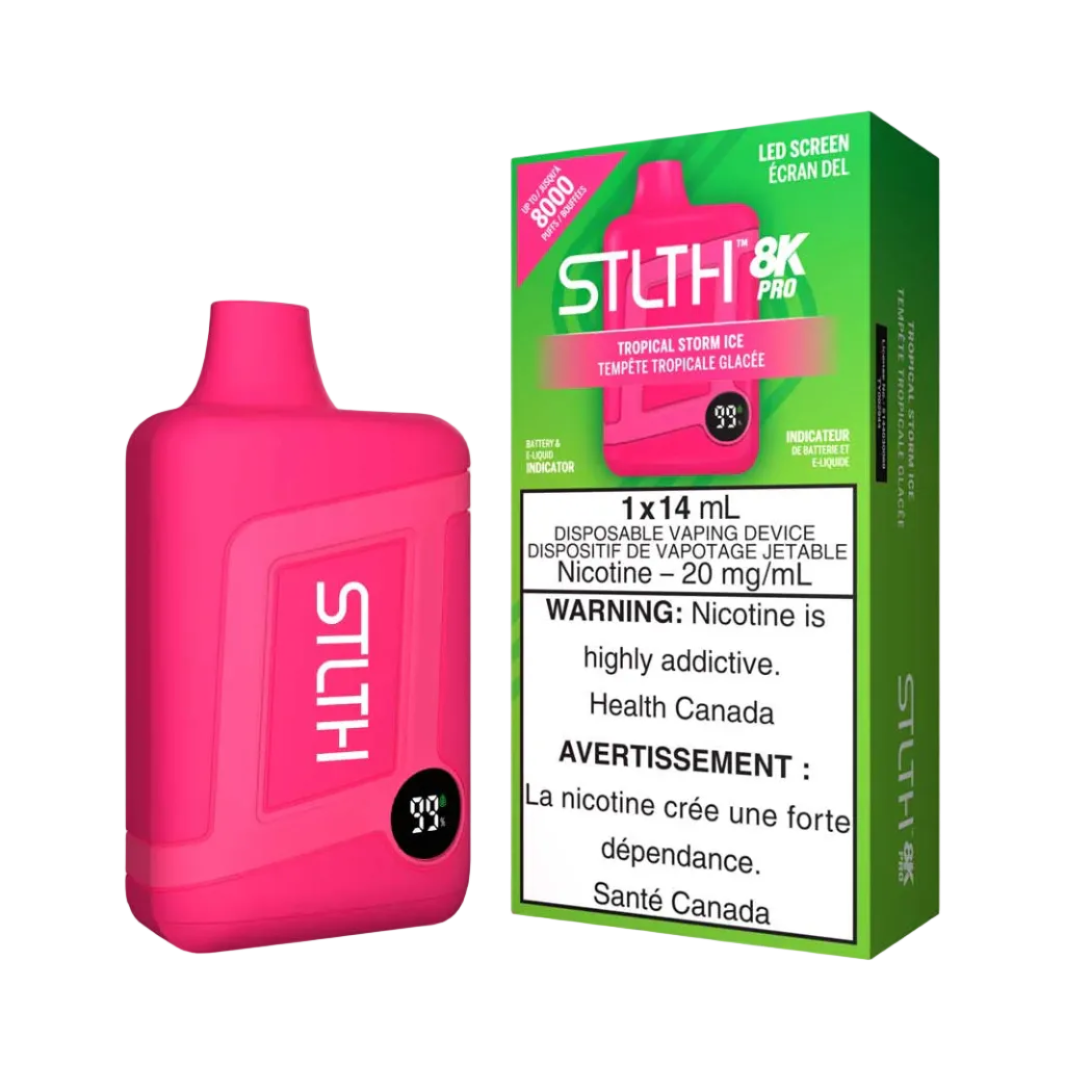 STLTH 8K Pro Tropical Storm Ice 14ml (Pack of 5)