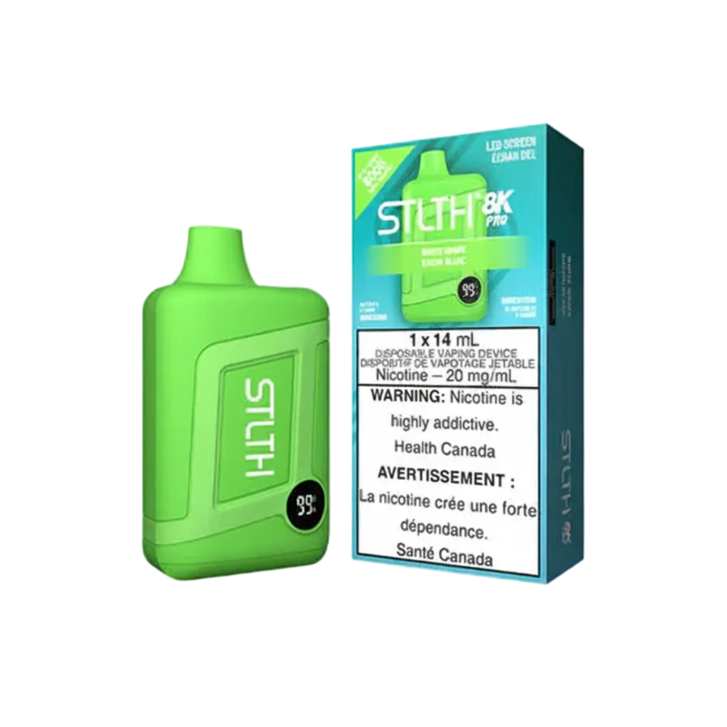 STLTH 8K Pro White Grape 14ml (Pack of 5)