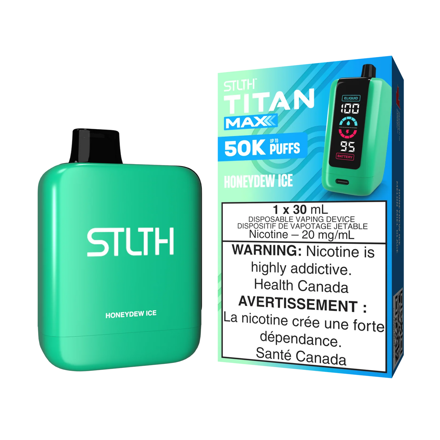 STLTH Titan Max Honeydew Ice 50k Puffs (Pack of 4)