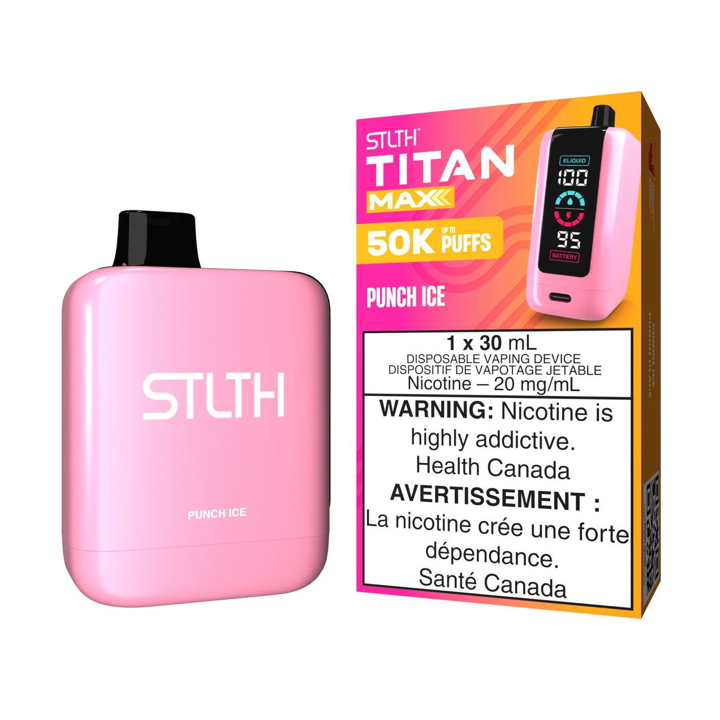 STLTH Titan Max Punch Ice 50k Puffs (Pack of 4)