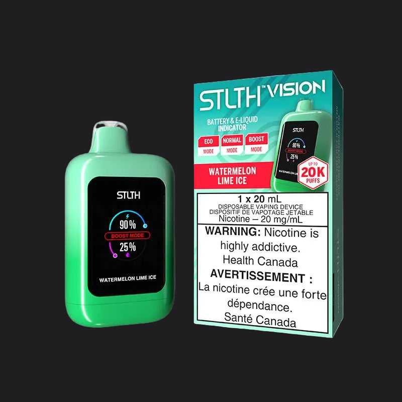 STLTH Vision Watermelon Lime Ice 20K Puffs 20ml (Pack of 4)