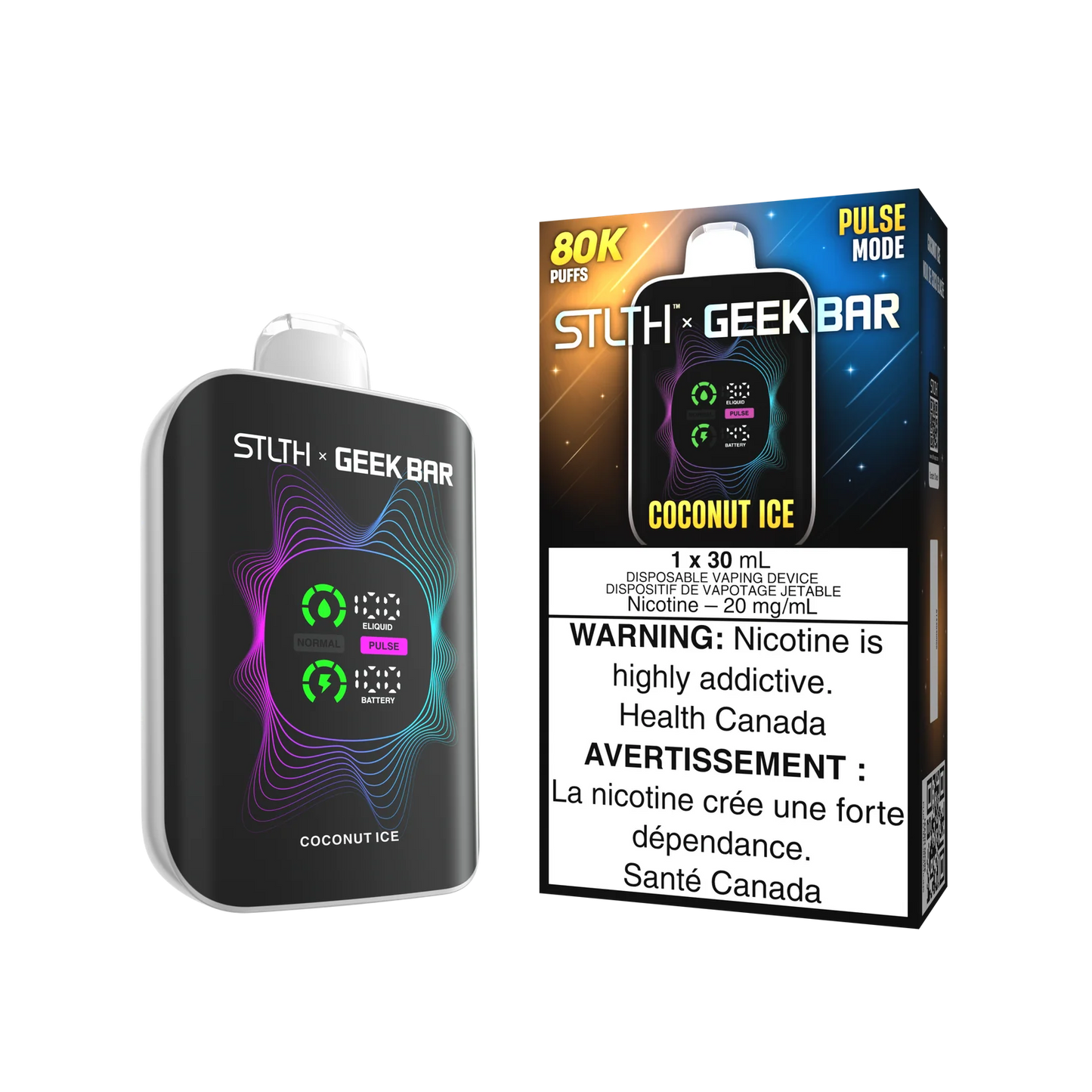 STLTH x GEEK BAR Coconut Ice 80k Puffs 30ml (Pack of 4)