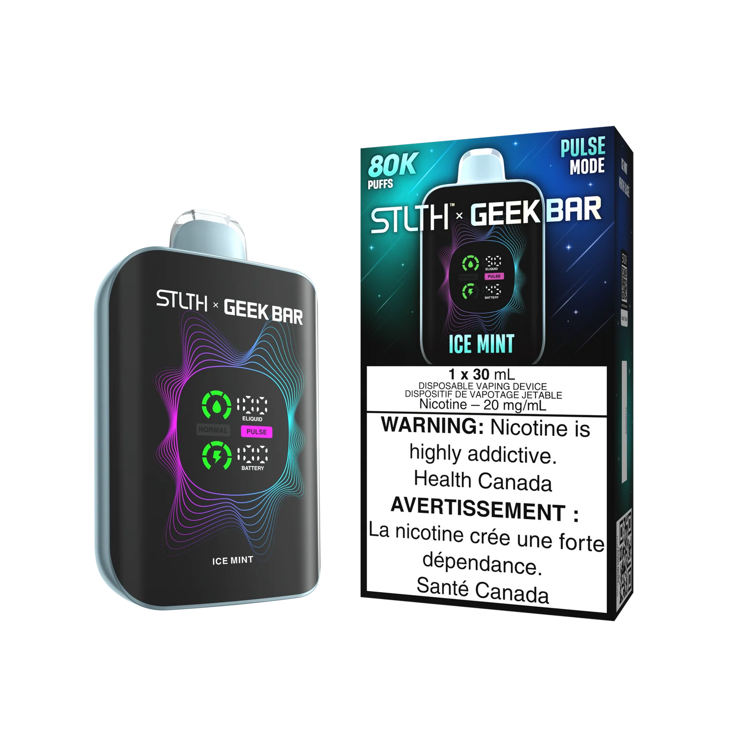 STLTH x GEEK BAR Ice Mint 80k Puffs 30ml (Pack of 4)