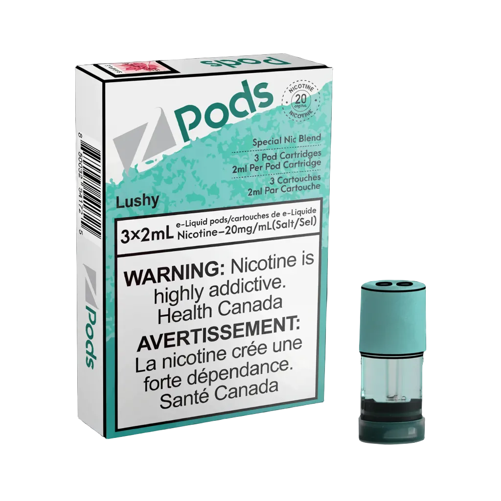 ZPODS Lushy 3x2ml Pod Cartridges (Pack of 5)