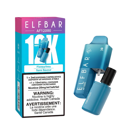 ELFBAR AF12000 Flavourless 12K Puffs 10ml (Pack of 5) QC Compliant