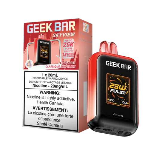 GEEK BAR Skyview Classic Ice 25K Puffs 20ml (Pack of 5)