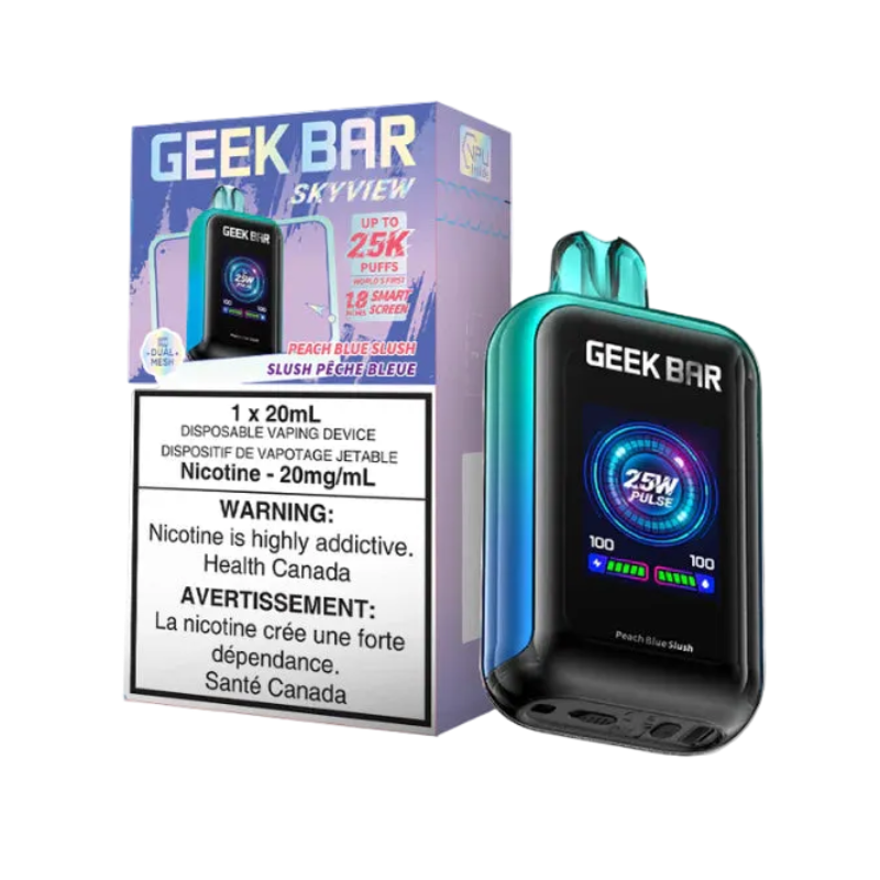 GEEK BAR Skyview Peach Blue Slush 25K Puffs 20ml (Pack of 5)