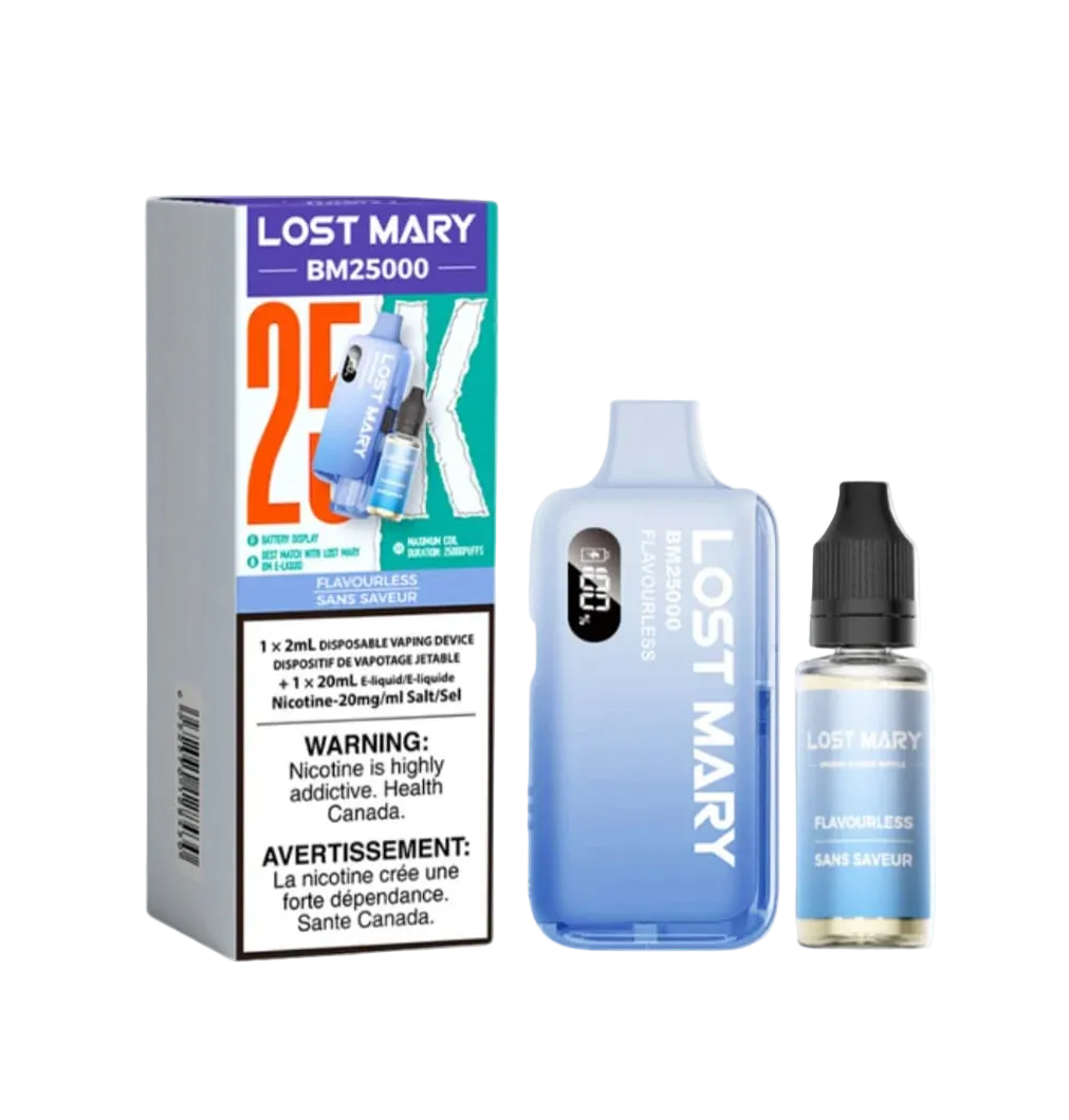 LOST MARY BM25000 Flavourless 25K Puffs 20ml (Pack of 5) QC Compliant