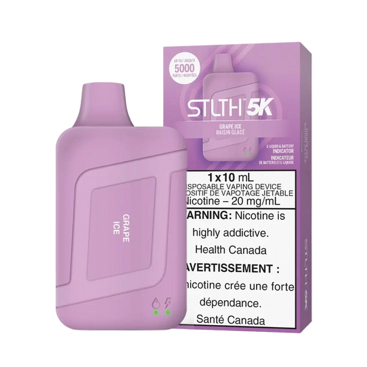 STLTH 5K Puffs Grape 10ml (Pack of 5)