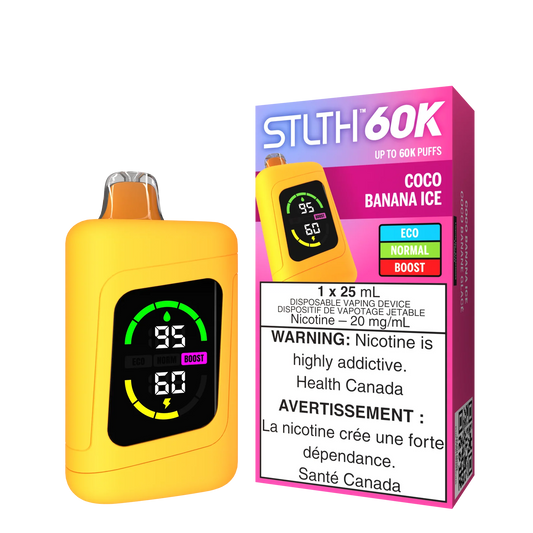 STLTH 60K Puffs Coco Banana Ice 25ml (Pack of 4)