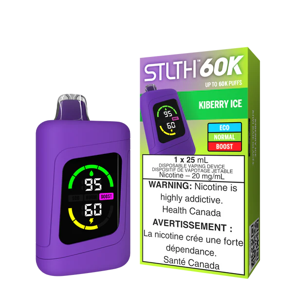 STLTH 60K Puffs Kiberry Ice 25ml (Pack of 4)