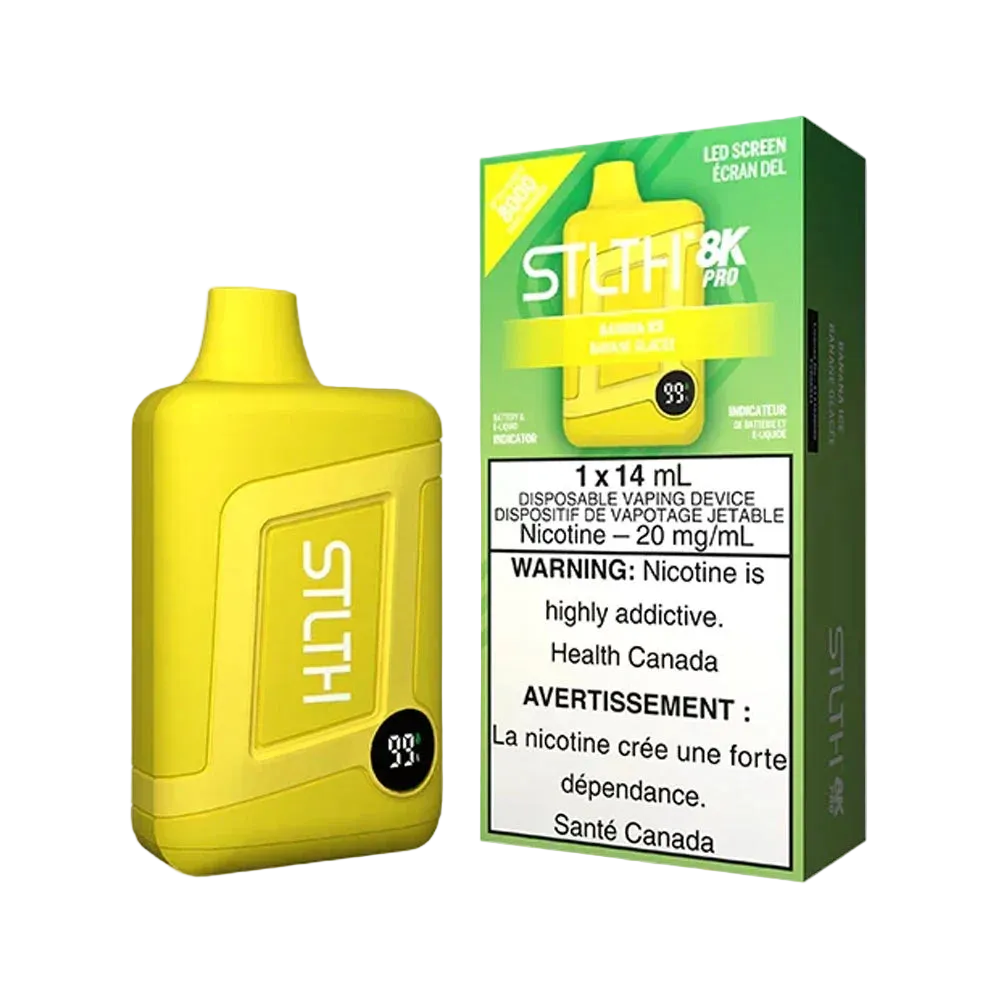 STLTH 8K Pro Banana Ice 14ml (Pack of 5)