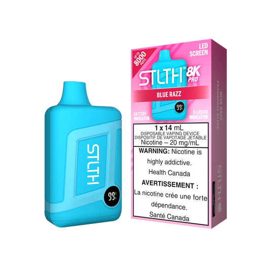 STLTH 8K Pro Blue Razz 14ml (Pack of 5)