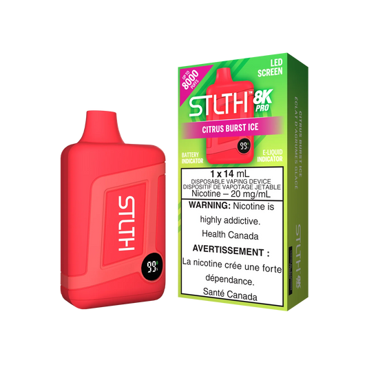 STLTH 8K Pro Citrus Burst Ice 14ml (Pack of 5)
