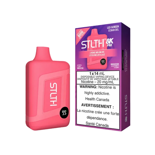 STLTH 8K Pro Lychee Melon Ice 14ml (Pack of 5)