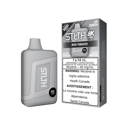 STLTH 8K Pro Rich Tobacco 14ml (Pack of 5)