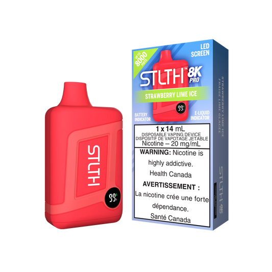 STLTH 8K Pro Strawberry Lime Ice 14ml (Pack of 5)