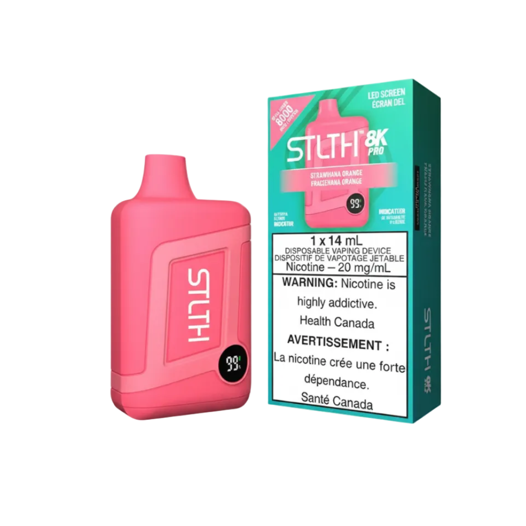 STLTH 8K Pro Strawnana Orange 14ml (Pack of 5)