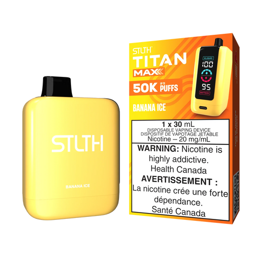 STLTH Titan Max Banana Ice 50k Puffs (Pack of 4)