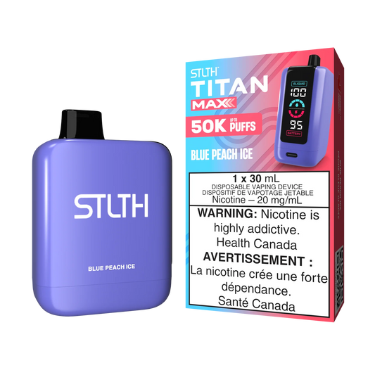 STLTH Titan Max Blue Peach Ice 50k Puffs (Pack of 4)