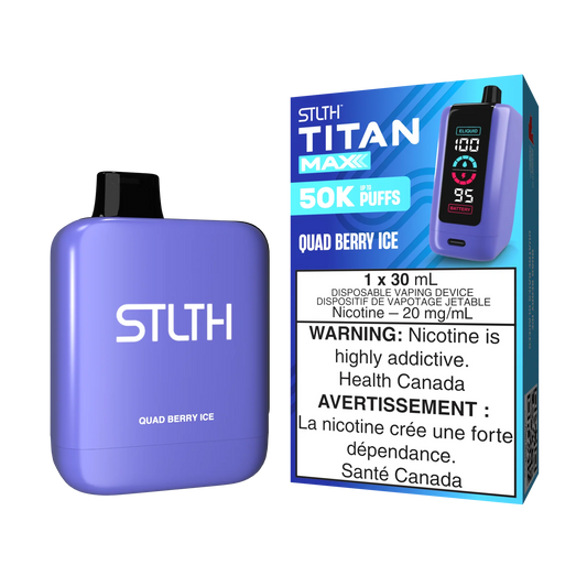 STLTH Titan Max Quad Berry Ice 50k Puffs (Pack of 4)
