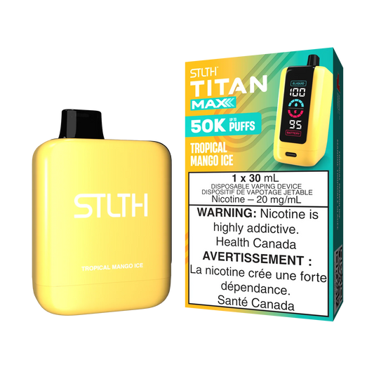 STLTH Titan Max Tropical Mango Ice 50k Puffs (Pack of 4)