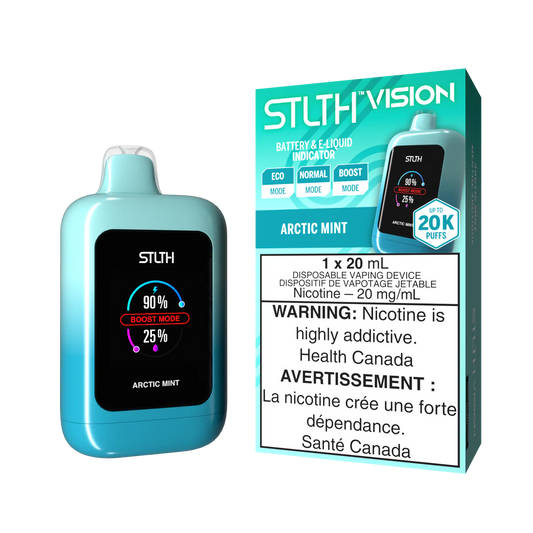 STLTH Vision Arctic Mint 20K Puffs 20ml (Pack of 4)