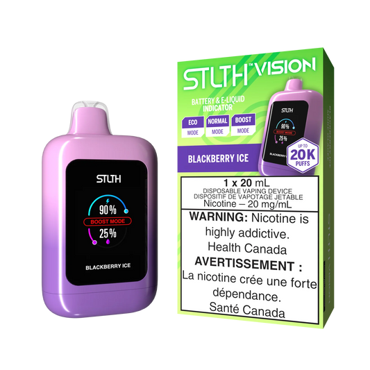 STLTH Vision Blackberry Ice 20K Puffs 20ml (Pack of 4)