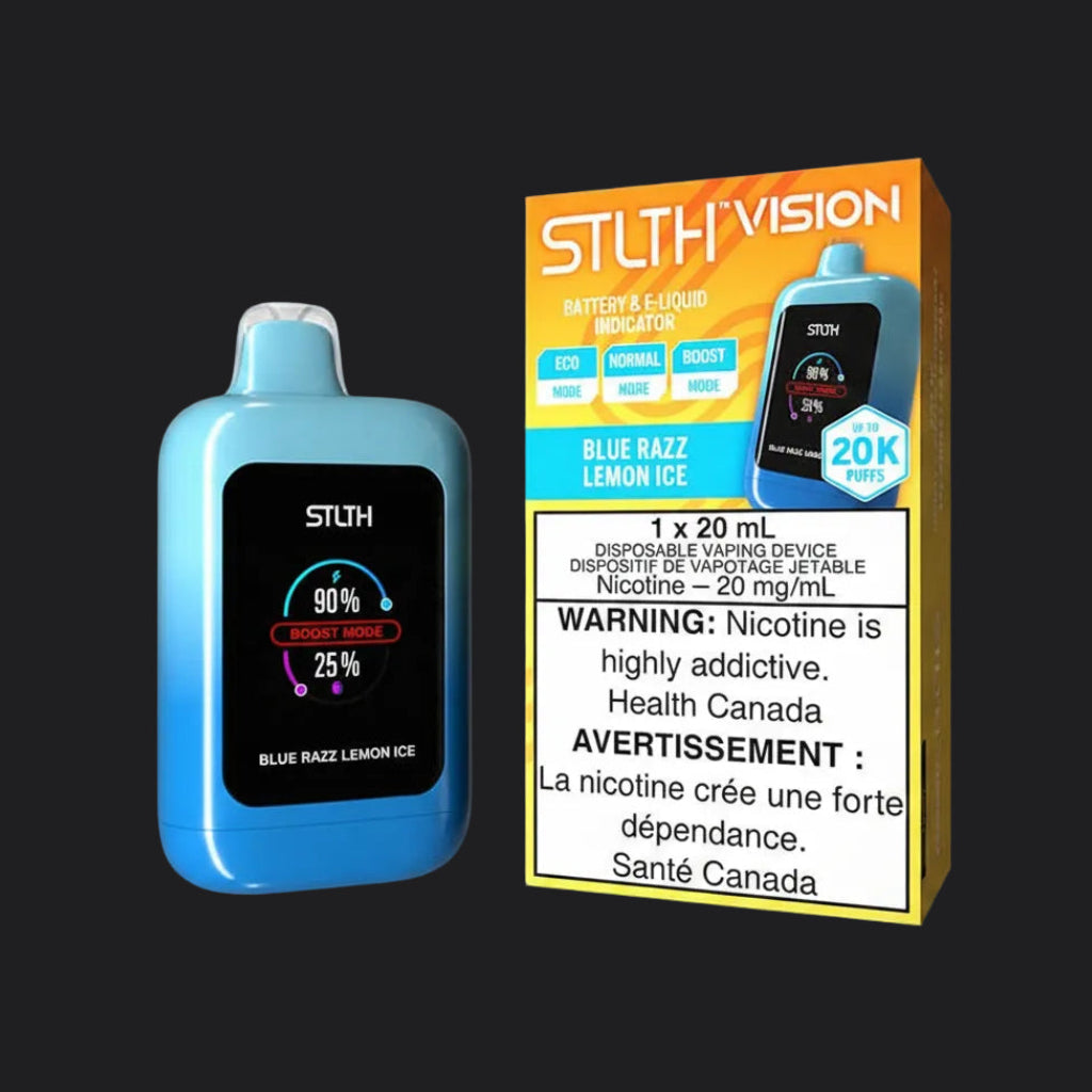 STLTH Vision Blue Razz Lemon Ice 20K Puffs 20ml (Pack of 4)
