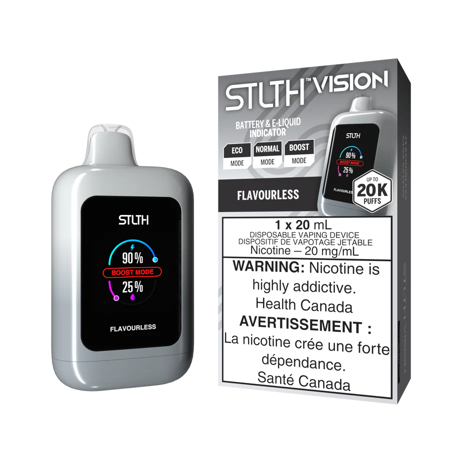 STLTH Vision Flavourless 20K Puffs 20ml (Pack of 4)