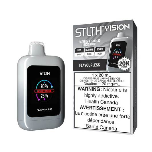 STLTH Vision Flavourless 20K Puffs 20ml (Pack of 4)