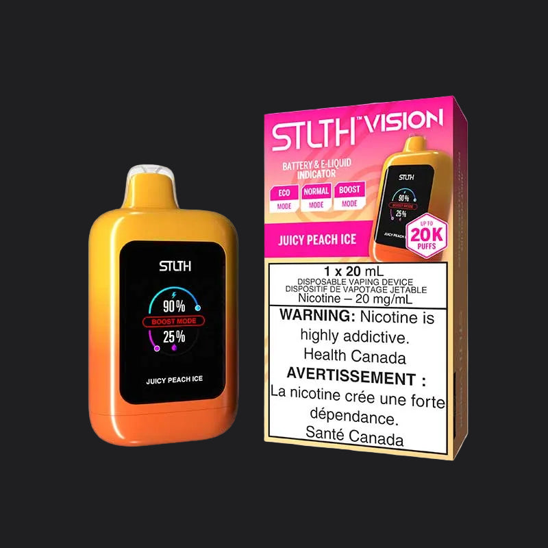 STLTH Vision Juicy Peach Ice 20K Puffs 20ml (Pack of 4)