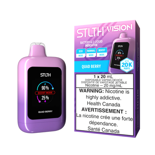 STLTH Vision Quad Berry 20K Puffs 20ml (Pack of 4)