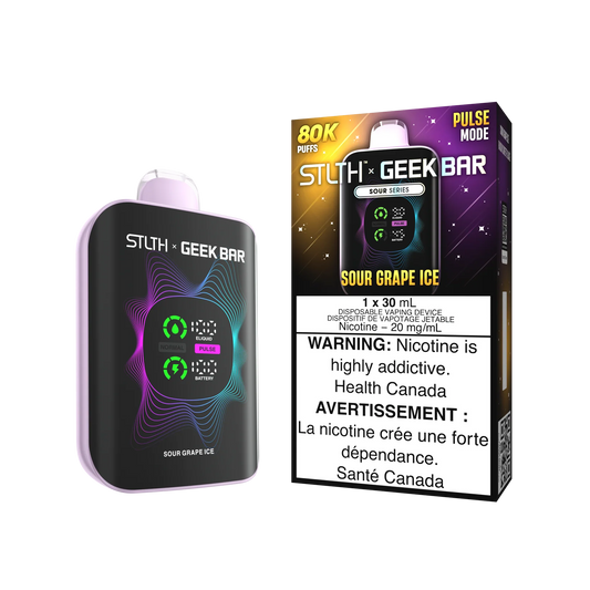 STLTH x GEEK BAR Sour Grape Ice 80k Puffs 30ml (Pack of 4)