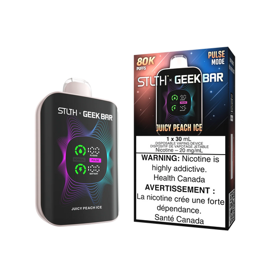 STLTH x GEEK BAR Juicy Peach Ice 80k Puffs 30ml (Pack of 4)