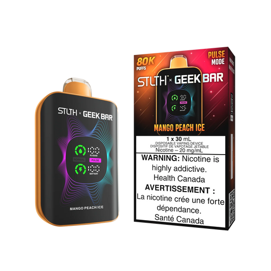 STLTH x GEEK BAR Mango Peach Ice 80k Puffs 30ml (Pack of 4)