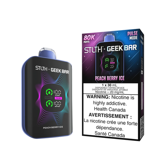 STLTH x GEEK BAR Peach Berry Ice 80k Puffs 30ml (Pack of 4)