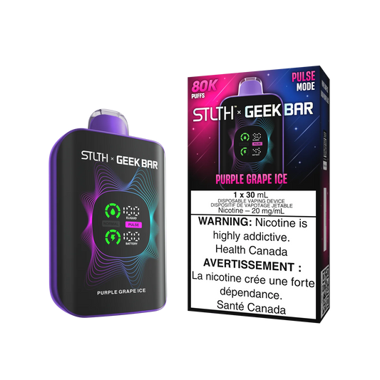 STLTH x GEEK BAR Purple Grape Ice 80k Puffs 30ml (Pack of 4)