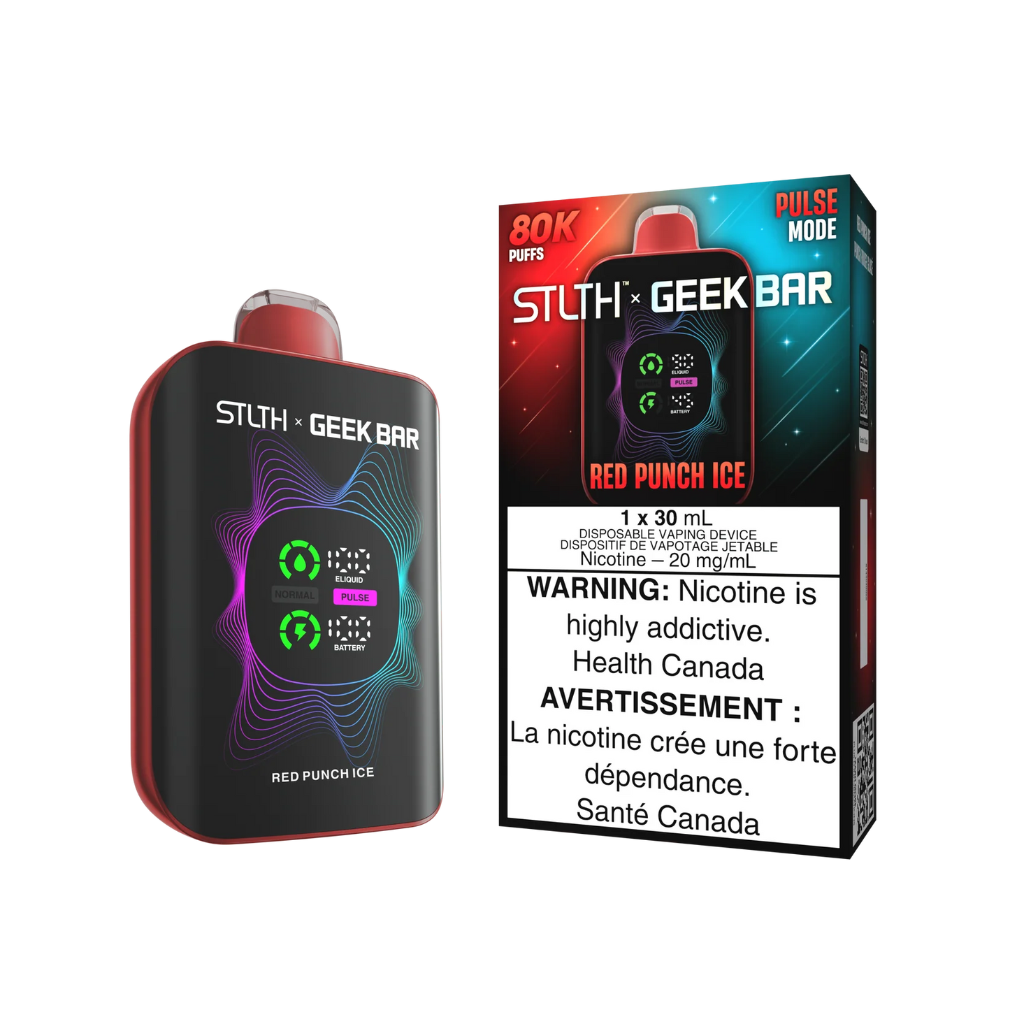 STLTH x GEEK BAR Red Punch Ice 80k Puffs 30ml (Pack of 4)