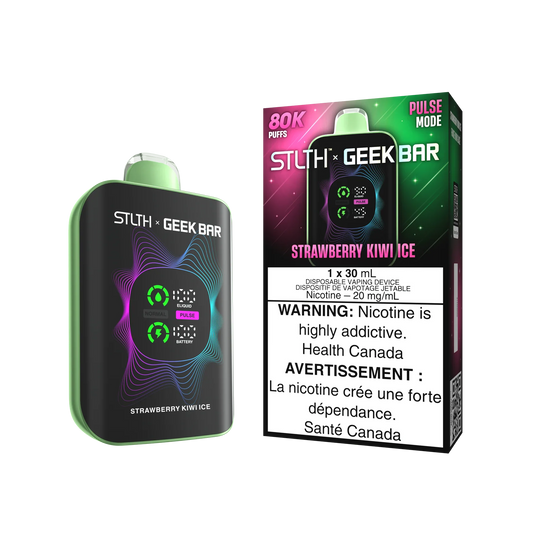 STLTH x GEEK BAR Strawberry Kiwi Ice 80k Puffs 30ml (Pack of 4)
