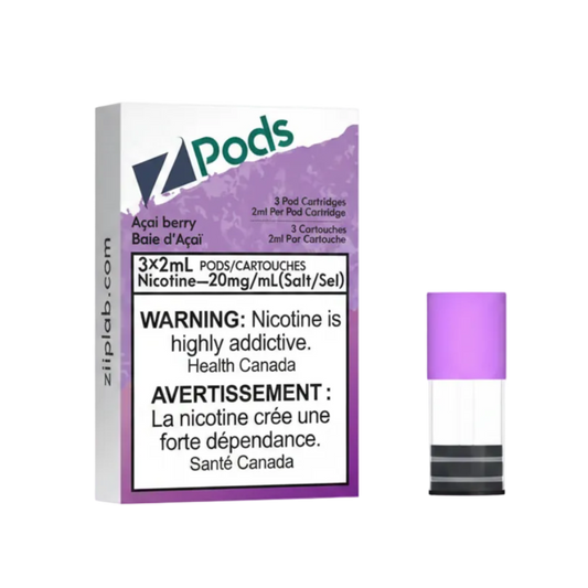 ZPODS Acai Berry 3x2ml Pod Cartridges (Pack of 5)