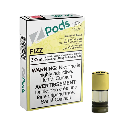 ZPODS Fizz 3x2ml Pod Cartridges (Pack of 5)
