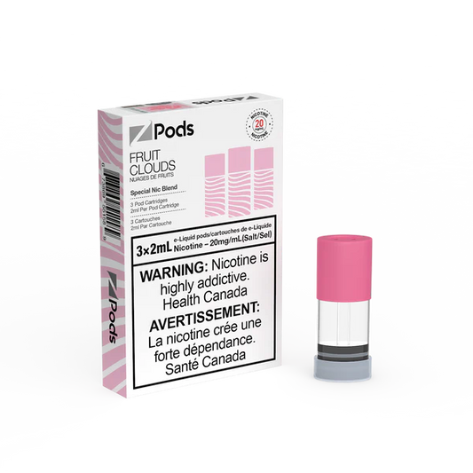 ZPODS Fruit Clouds 3x2ml Pod Cartridges (Pack of 5)